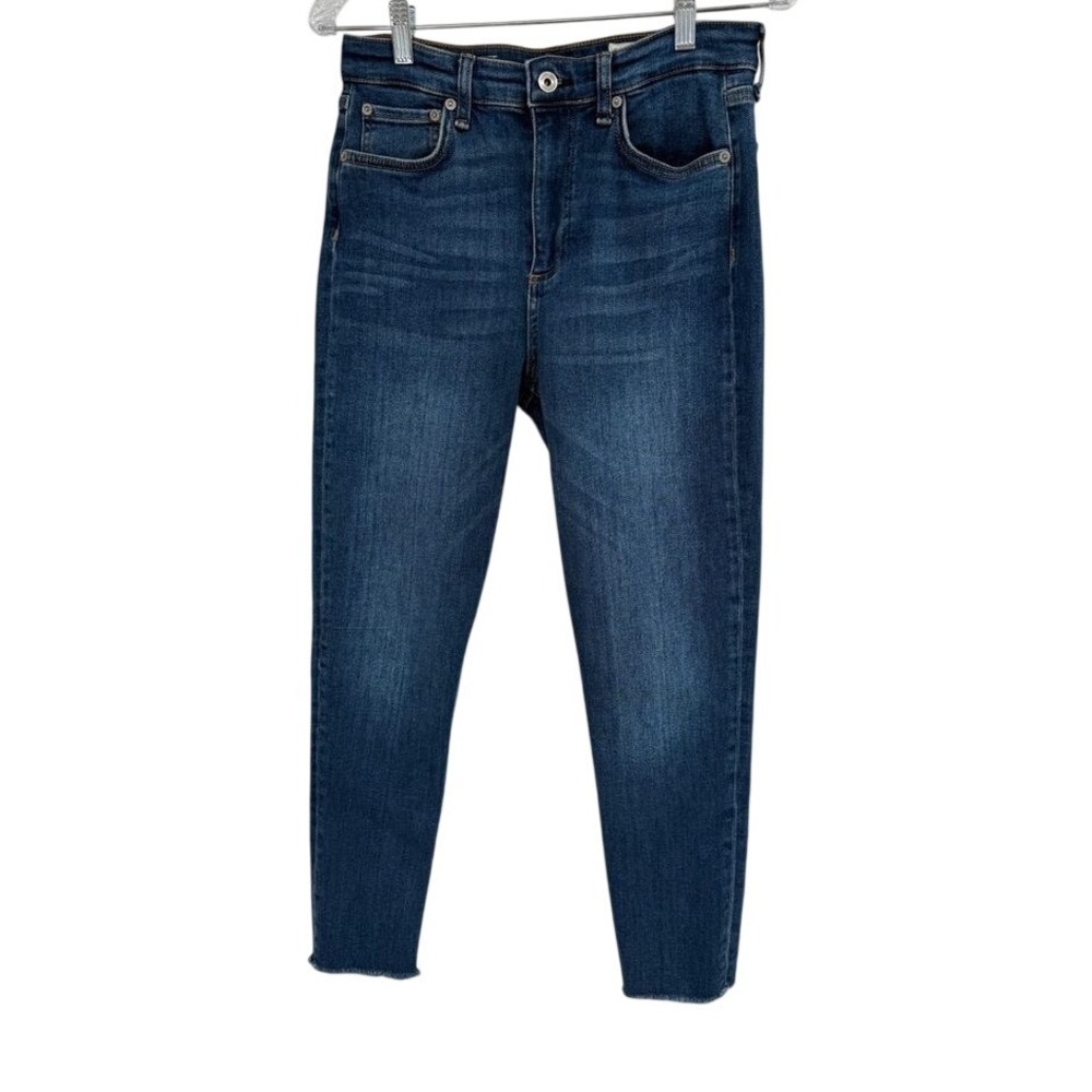 Rag & Bone Nina High Rise Ankle Skinny‎ Jeans Blue Women's Size 28